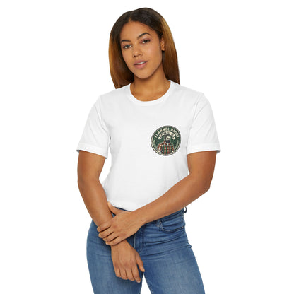 Freedom & Fins Shark T-Shirt — America 250 Patriotic Fishing Tee