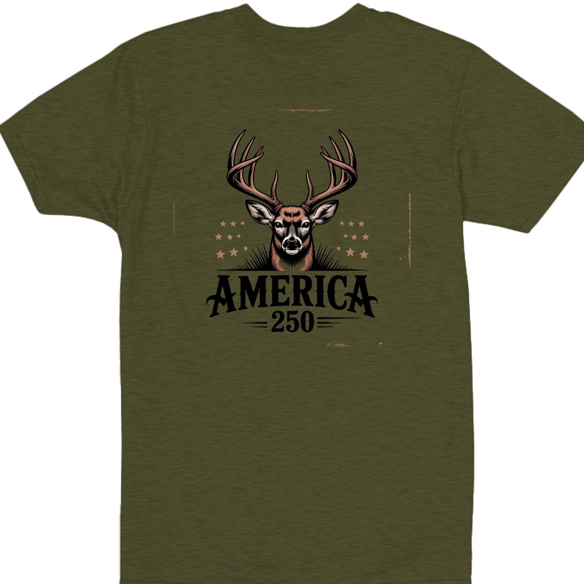 Military Green Heather - 4980 - BACK