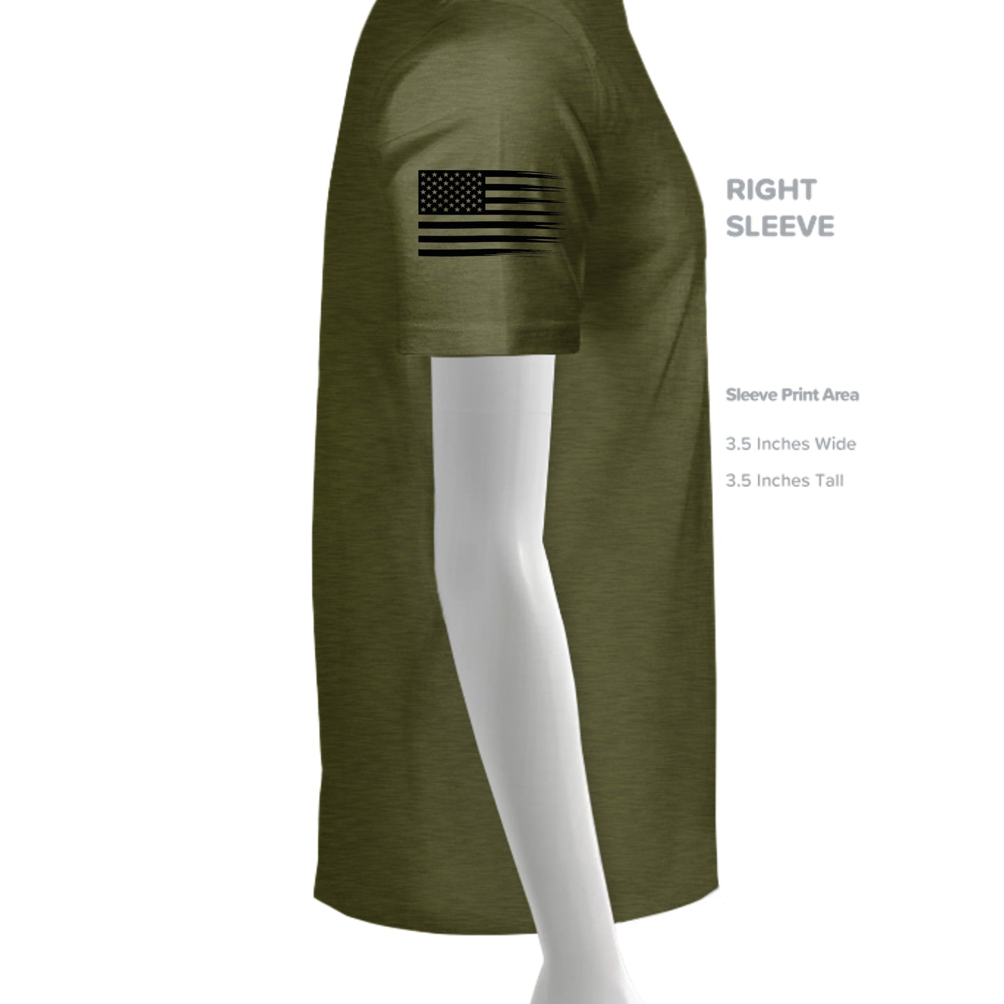 Military Green Heather - 4980 - SLEEVE_RIGHT