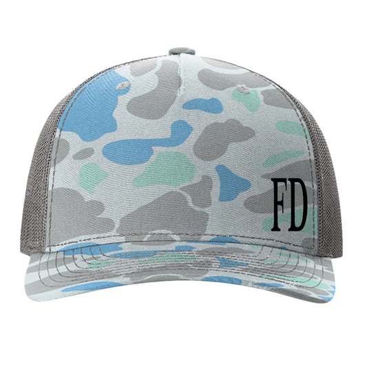 Saltwater Duck Camo/ Charcoal - 112PFP - FRONT