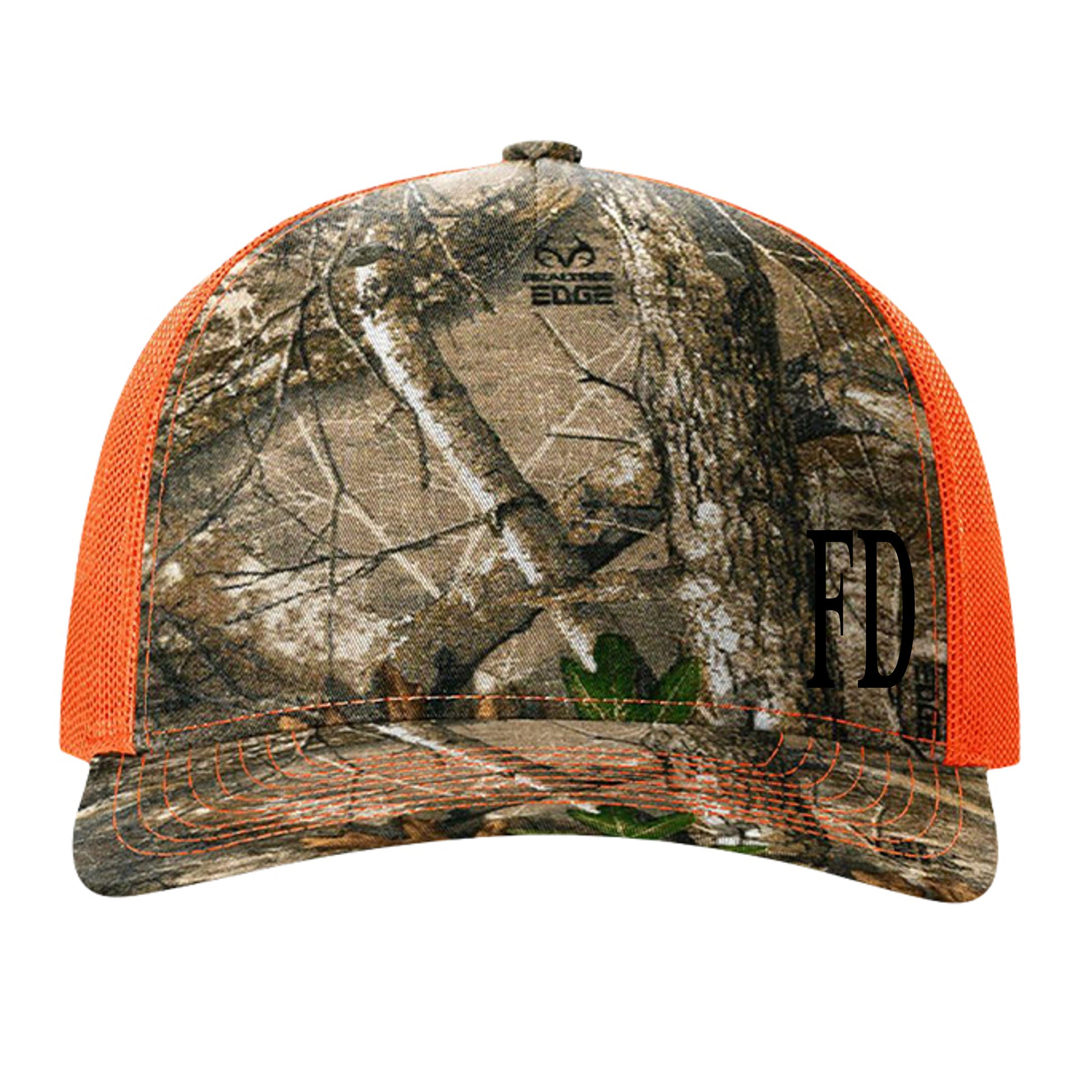 Realtree Edge/ Neon Orange - 112PFP - FRONT