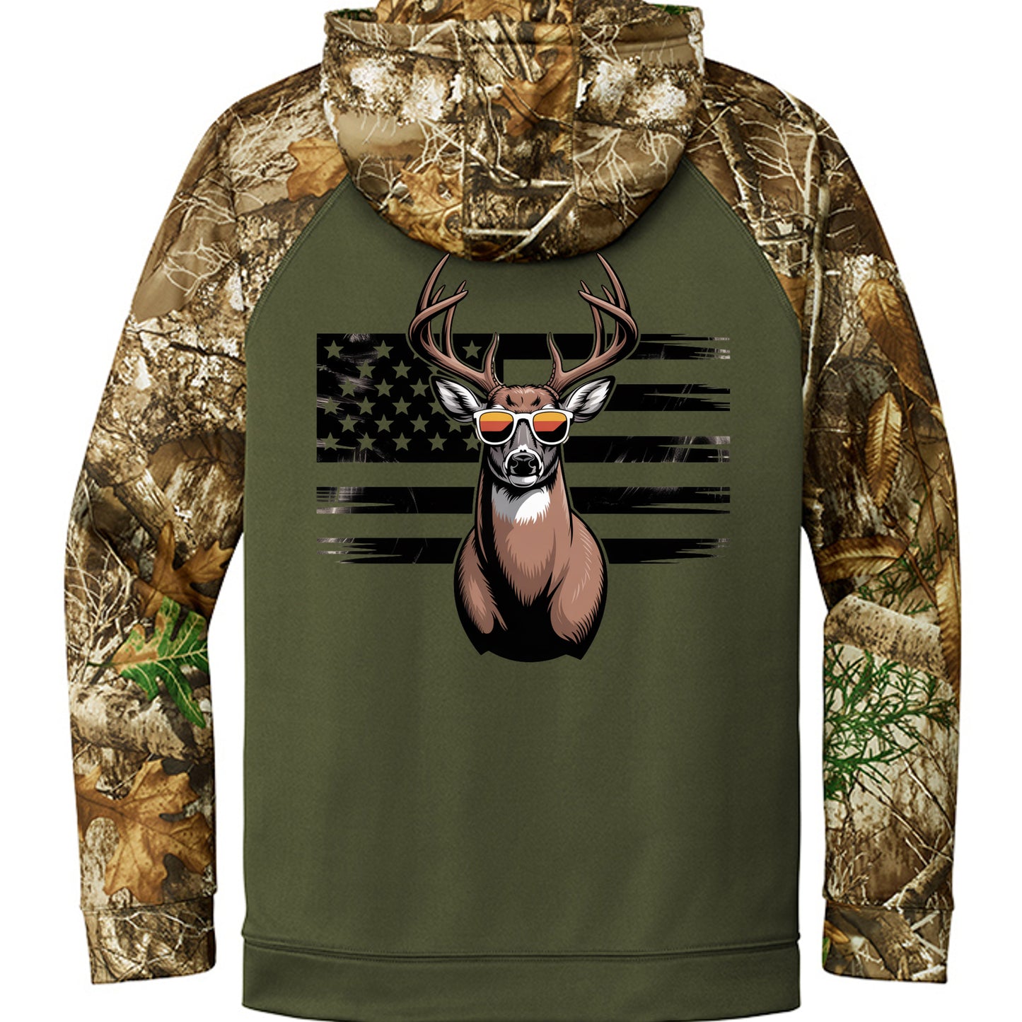 Olive Drab Green/ Realtree Edge - RU452 - BACK